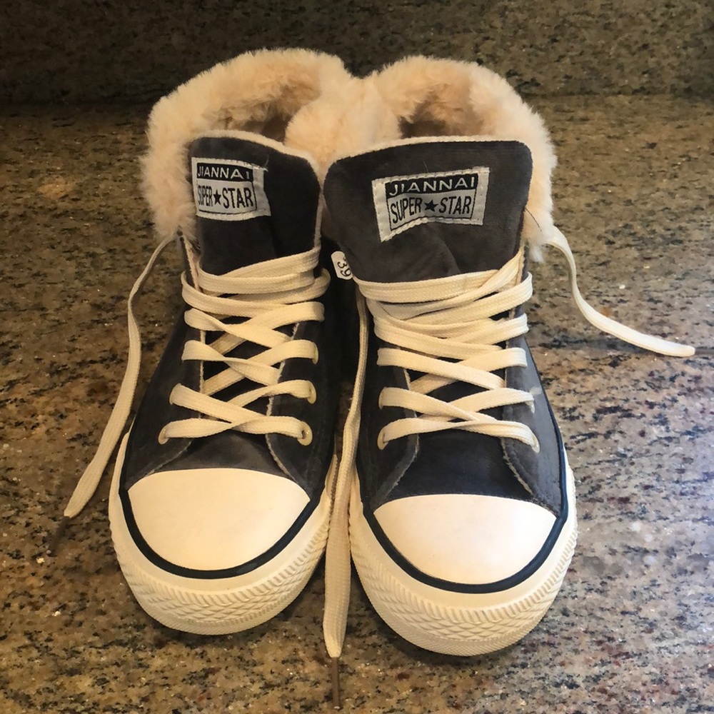 Converse style sneakers